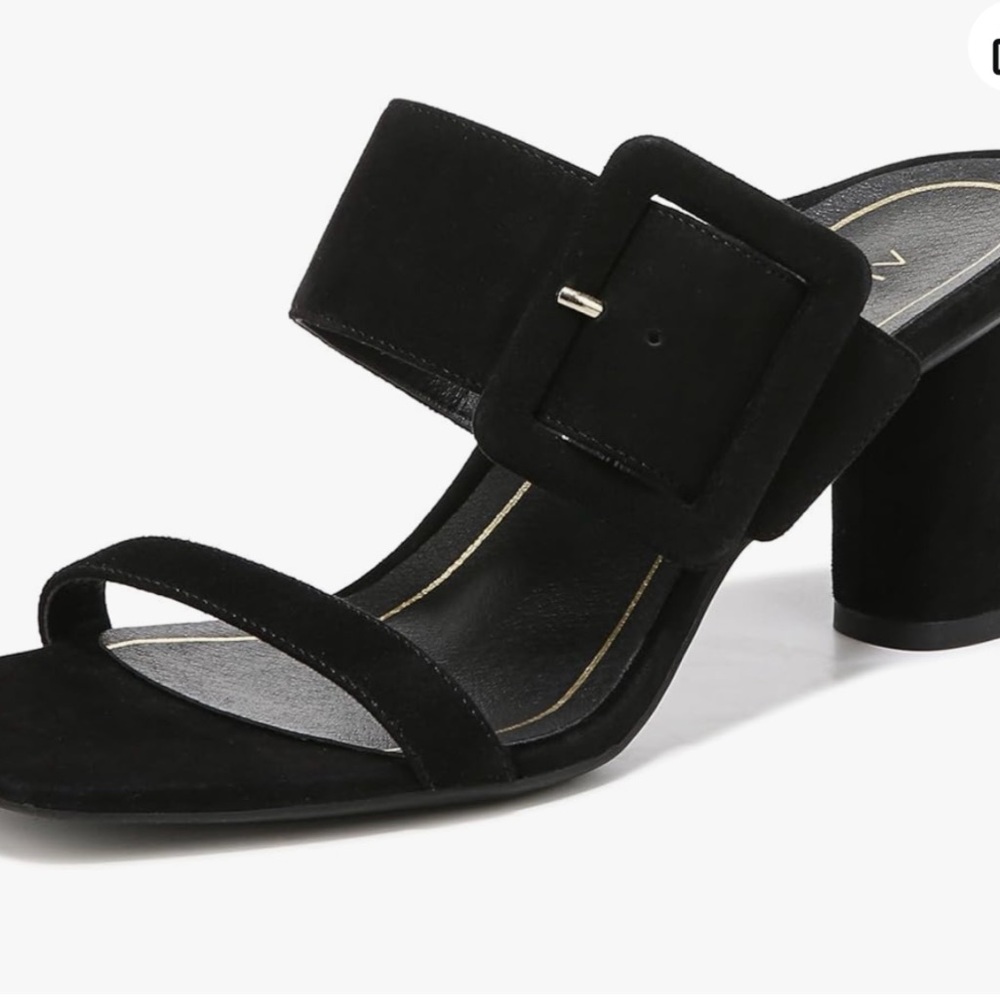 Vionic Brookell Black Suede Mules Comfortable Stylish Footwear 10M
